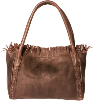 Nmbgm110G Tote Vintage Handmade Genuine Cowhide Leather Women Bag Western Handbag Purse