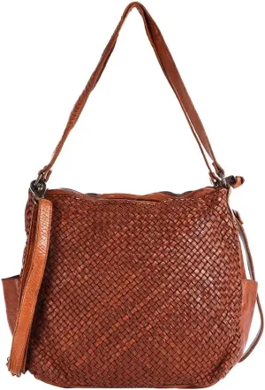 Nmbgm151 Hobo Vintage Handmade Genuine Cowhide Leather Women Bag Western Handbag Purse