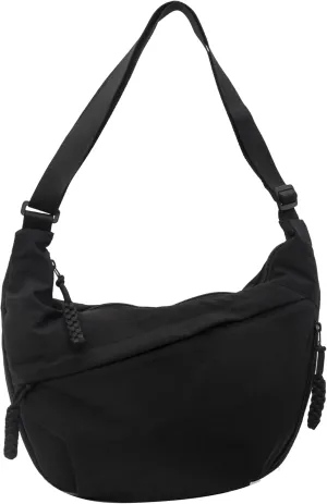 Nylon Crossbody Bags for Women Crescent Shoulder Bag Luna Bag Dumpling Bag Moon Shoulder Bag Lightweight Sling Bag