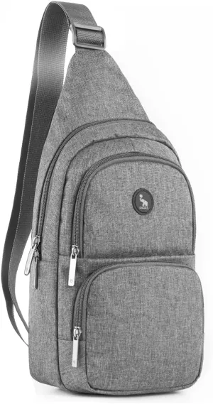 OIWAS Sling Bag for Men - Small Crossbody Backpack, Lightweight Shoulder Bag for Travel & Hiking