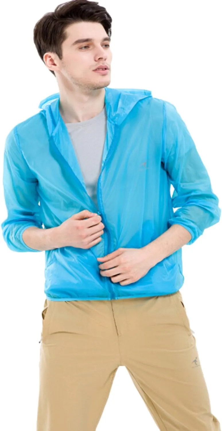 Only Faith Unisex Summer Ultra Thin Transparent Anti UV Breathable Quick Dry Clothing
