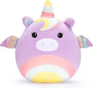 Original 14-Inch Large Unicorn Plush Stuffed Animal Toys,Big Size Cute Soft Kawaii Hugging Cuddle Huggable Plushie,Gift for Kids Girls Boys