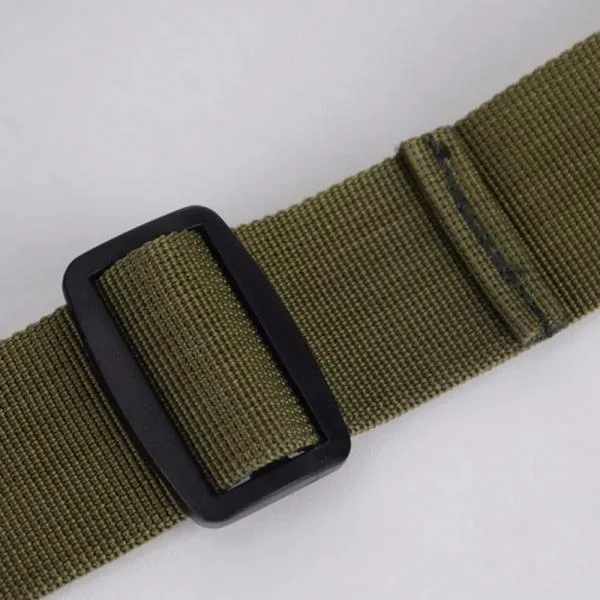 Outdoor Adjustable Bungee Single One Point Sling Elastic Belt Strap Rope Cord with Buckle Army Green