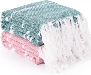 Oversized Turkish Beach Towel Blanket XXL Cotton Sandproof Towels Boho Woven Extra Large Big Sand Free Giant Throw Thick Blankets Huge Quilt XL Picnic Camping Necessities Cloud For Adult Gifts