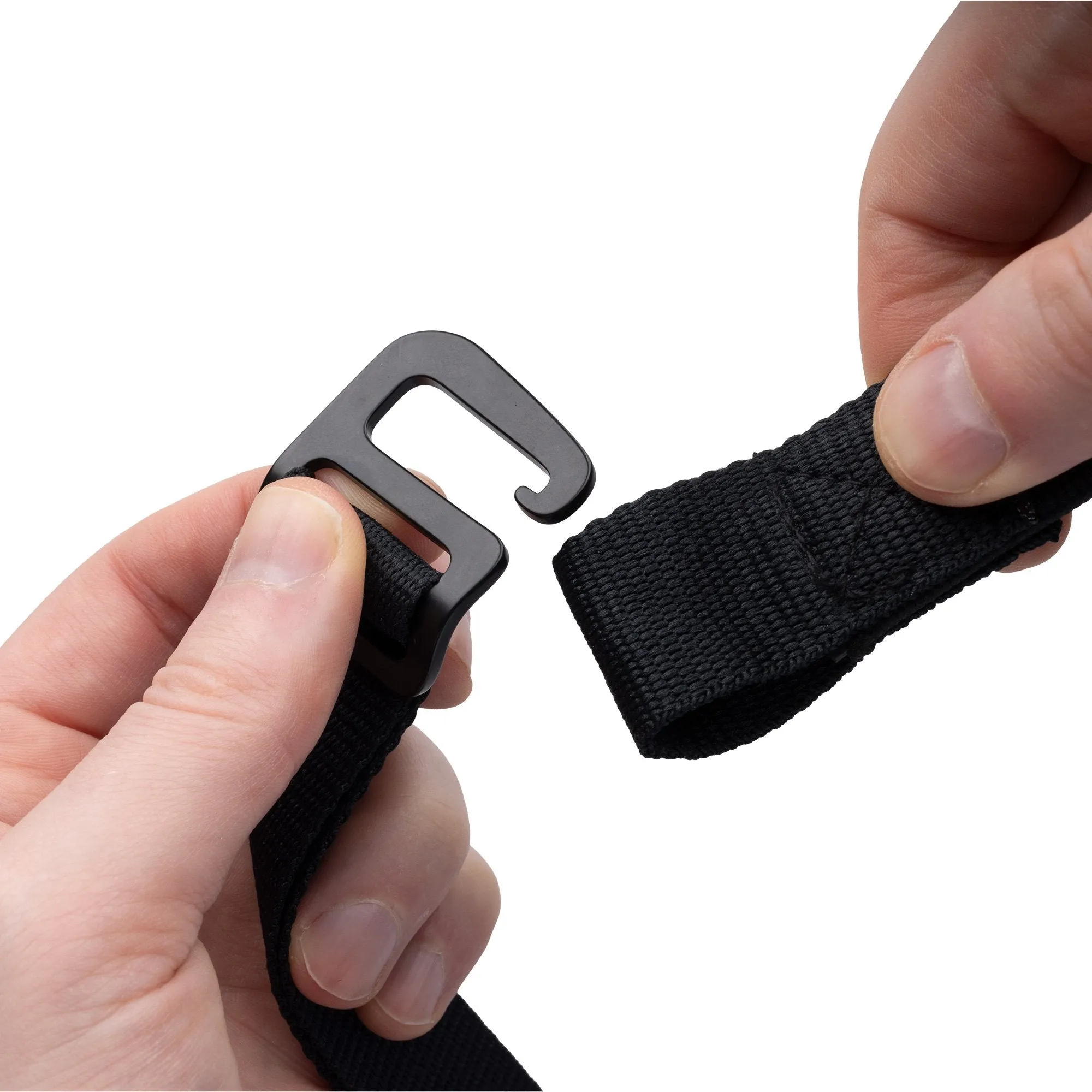 Oxford Atlas G-Hook 26mm x 1.2M Black (Pair)