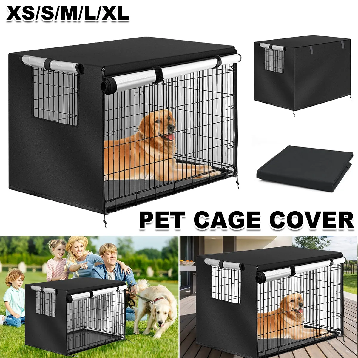 Oxford Cloth Pet Cover Outdoor Garden Yard Dog Dust Protector Waterproof Shield