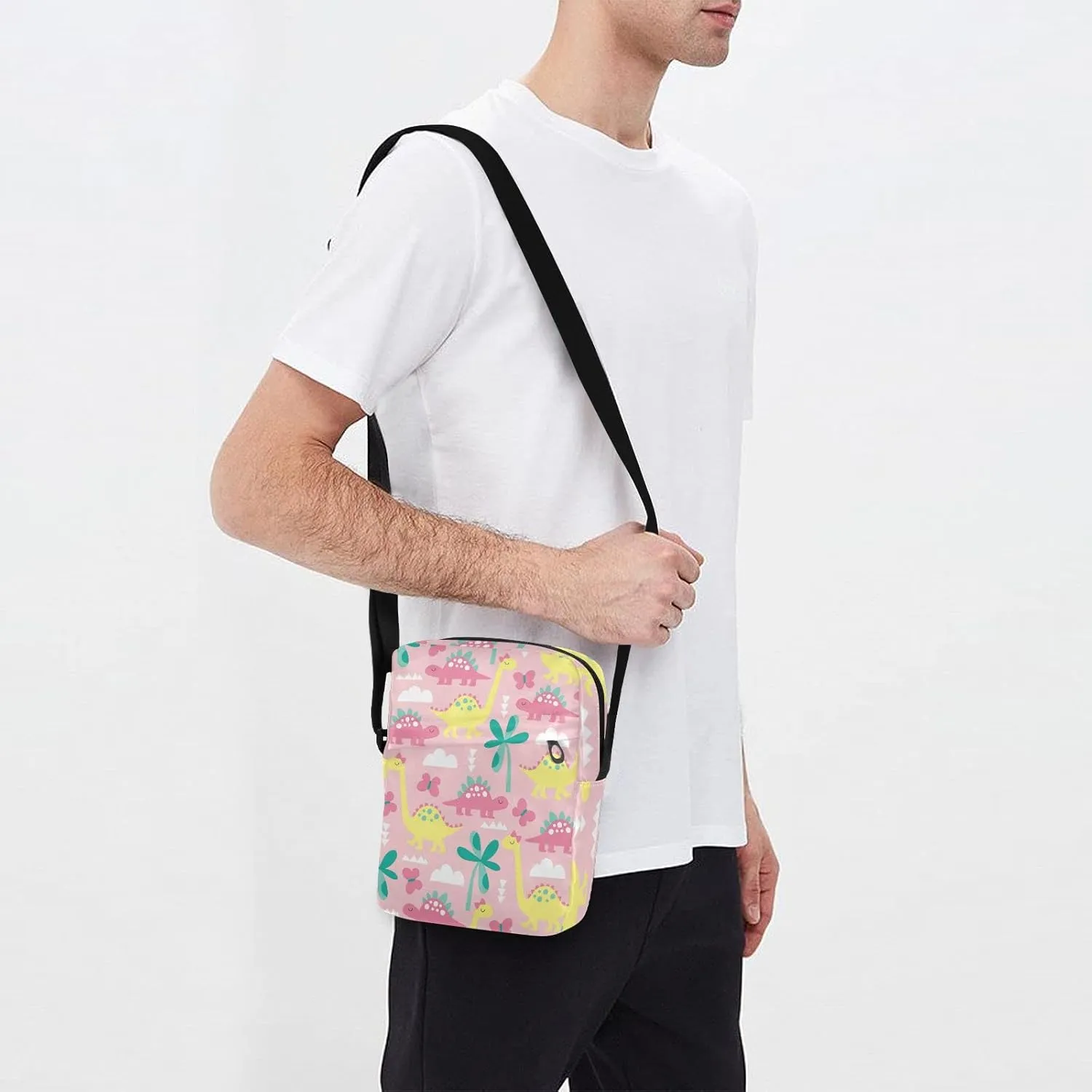Oyihfvs Messenger Bag, Men's Crossbody Bag, Women's Crossbody Bag with Adjustable Strap