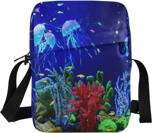 Oyihfvs Messenger Bag, Men's Crossbody Bag, Women's Crossbody Bag with Adjustable Strap