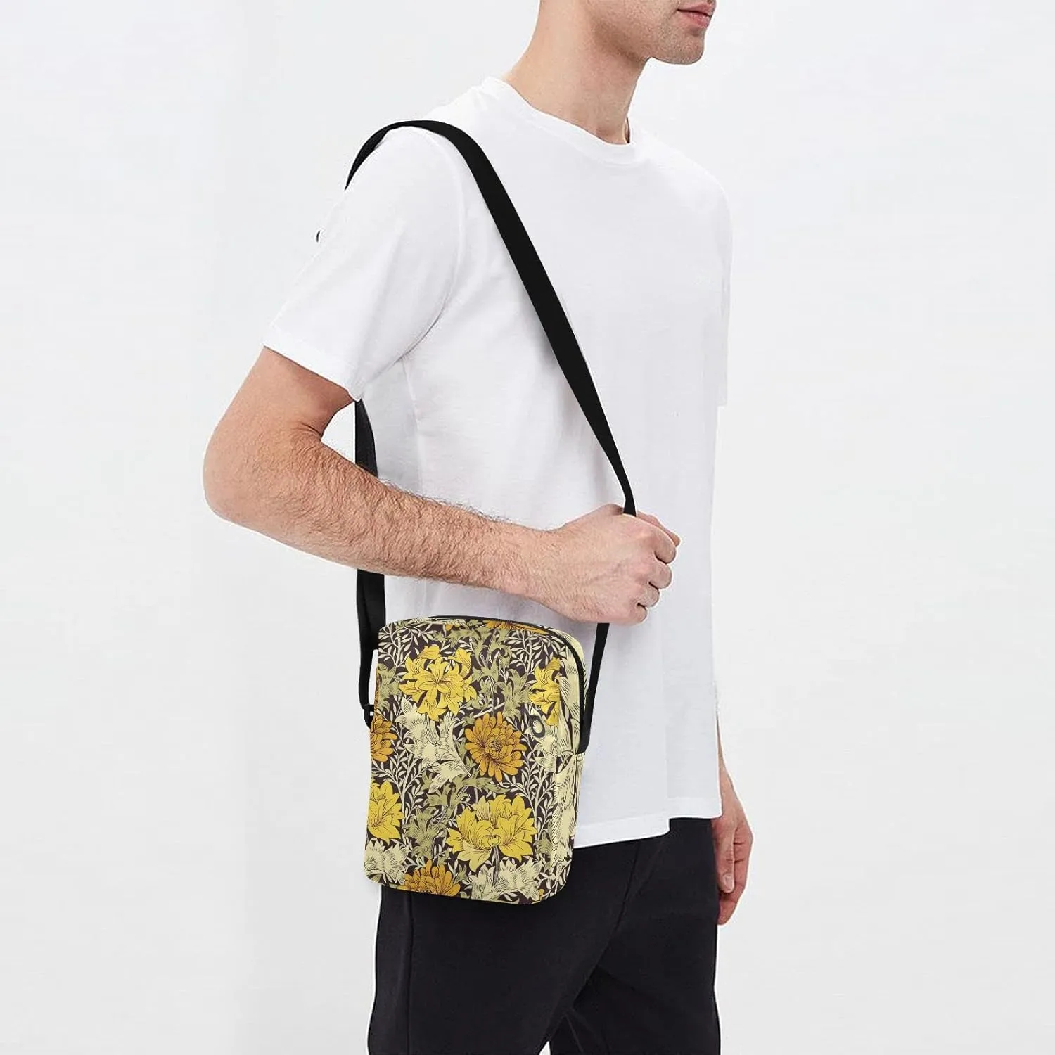 Oyihfvs Messenger Bag, Men's Crossbody Bag, Women's Crossbody Bag with Adjustable Strap