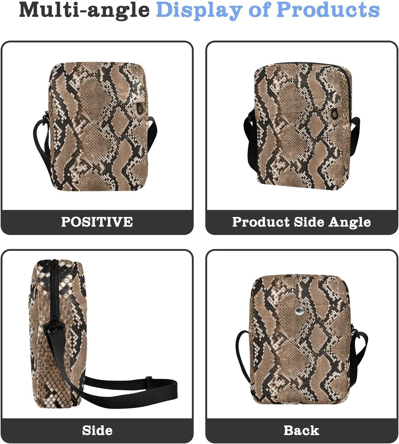 Oyihfvs Messenger Bag, Men's Crossbody Bag, Women's Crossbody Bag with Adjustable Strap