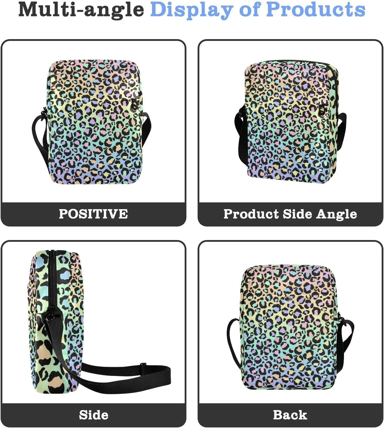 Oyihfvs Messenger Bag, Men's Crossbody Bag, Women's Crossbody Bag with Adjustable Strap