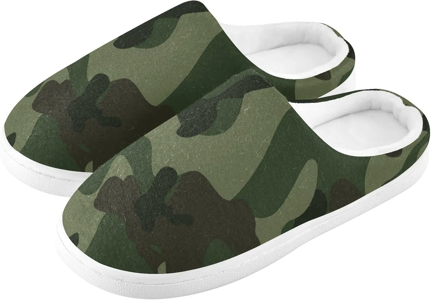 Oyihfvs Unisex Memory Foam Warm Slippers Comfort Soft Casual Shoes for Indoor Outdoor S-XXXL