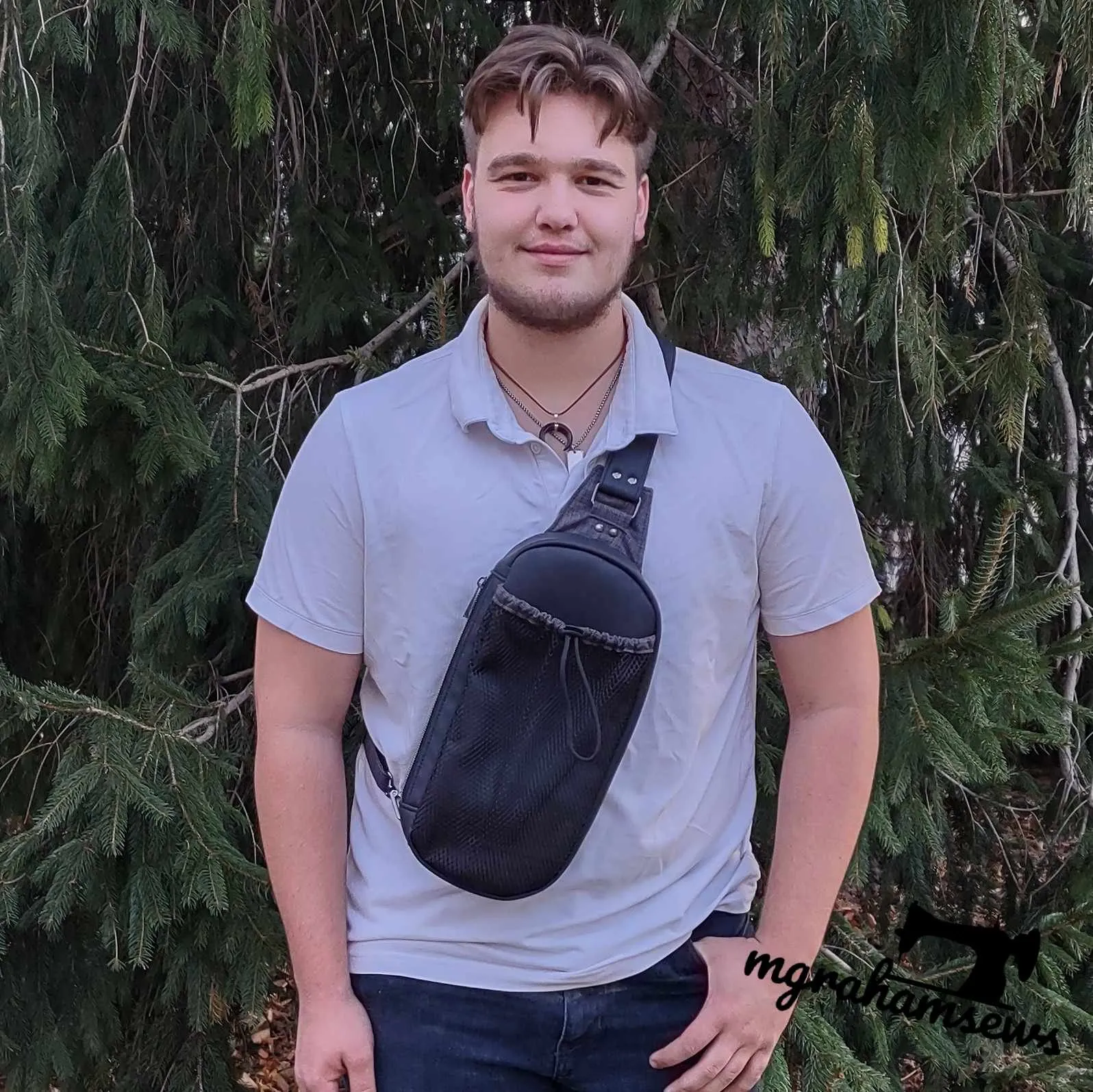 PDF Pattern and Video Tutorial - Buddy Sling Bag & Beverage Buddy Sling Bag by KMGhandmade