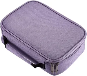 Pencil Case, 72 Slots Multi-Functional Large Capacity Pens Case Pencil Pouch Wrap Coloring Pencil Holder Organizer Stationary Bag with Interior Zippered Pocket for Small Accessories