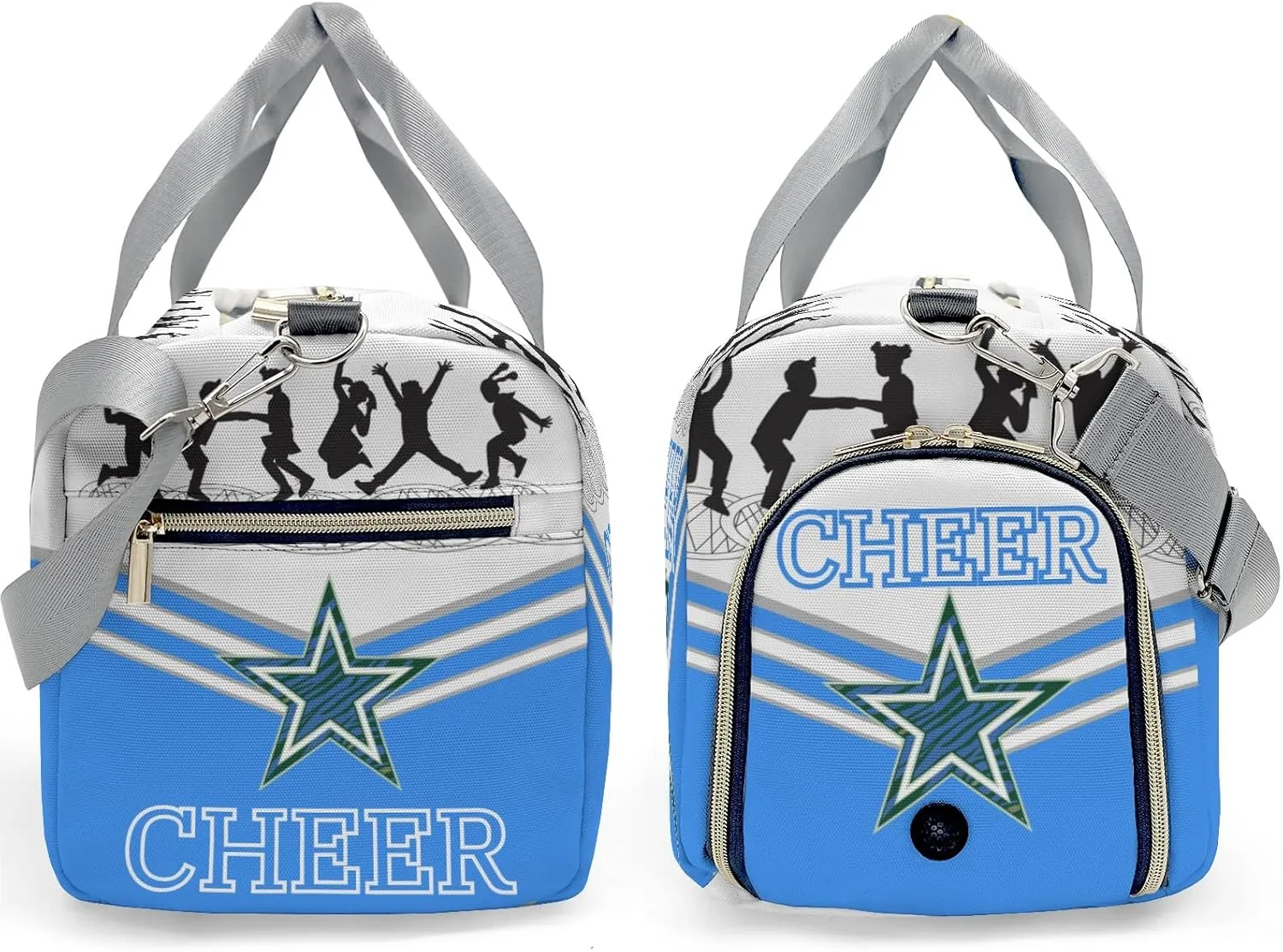 Personalized Cheerleader Customized Multi-functional Handbag Travel Bag, Unisex Portable Travel Bag, Sports and Fitness Duffel Bag, Short Trip Storage Bag