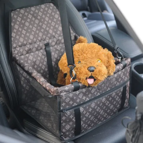 Pet Car Booster Seat Dog Foldable Safe Basket Protector Travel Carrier Puppy AU