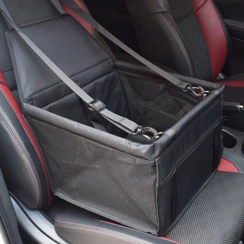 Pet Car Booster Seat Dog Foldable Safe Basket Protector Travel Carrier Puppy AU