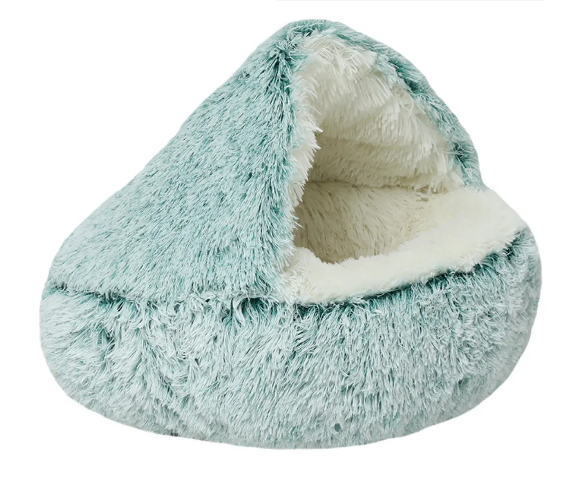 Pet Round Warm Soft Plush Cat Dog Bed House
