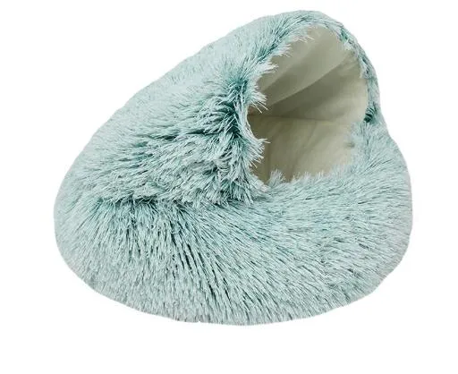 Pet Round Warm Soft Plush Cat Dog Bed House