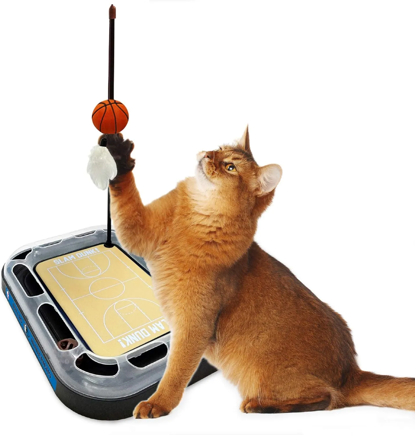 Pets First Dallas Mavericks Basketball Cat Scratcher Toy