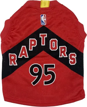 Pets First NBA Toronto Raptors Dog Jersey, Large - Tank Top Basketball Pet Jersey (RAP-4047-LG)