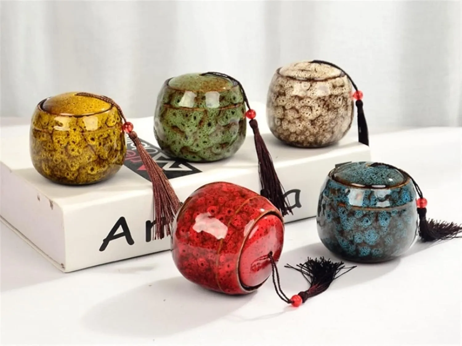 Pets Wooden Urns for Dogs Cats Ashes Keepsake Memorial Box Funeral Set Burial Urns for Cremated Remains Ash Vial Adult Funeral Urn Pet Cat and Dog Urn 11609 Pets Memorials, Medium, Gray(Red,Small)