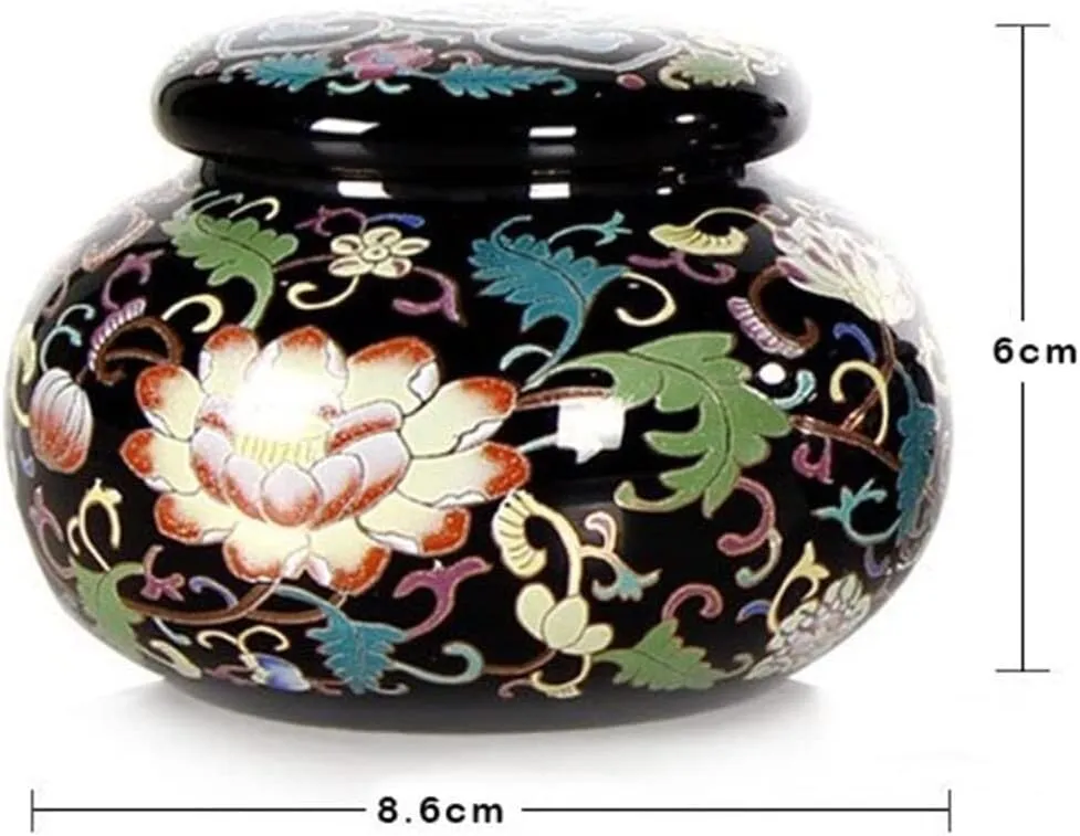 Pets Wooden Urns for Dogs Cats Ashes Keepsake Memorial Box Funeral Set Burial Urns for Cremated Remains Ash Vial Adult Funeral Urn Pet Cat and Dog Urn 9073 Pets Memorials (Black)(Black)