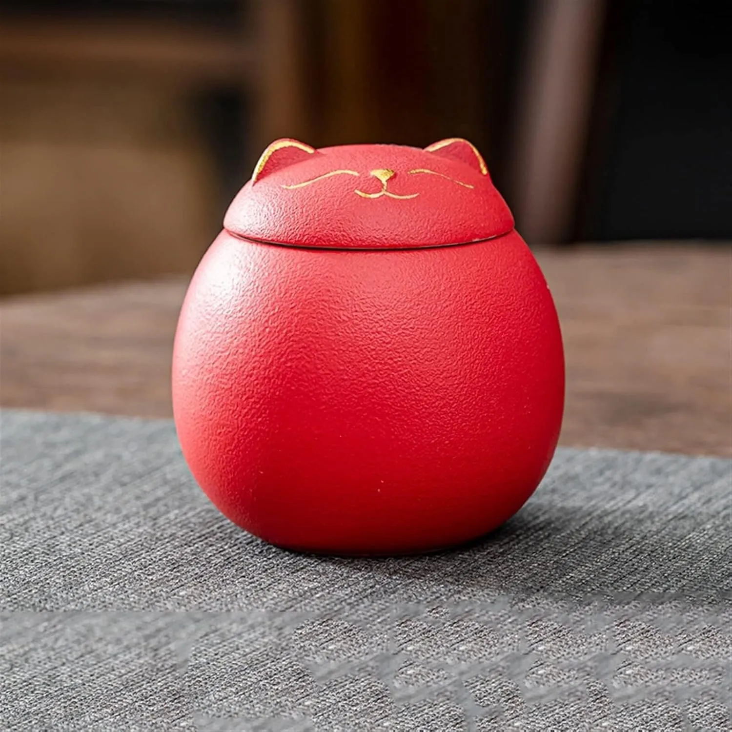 Pets Wooden Urns for Dogs Cats Ashes Keepsake Memorial Box Funeral Set Burial Urns for Cremated Remains Ash Vial Adult Funeral Urn Pet Cat and Dog Urn Pets Memorials, Blue(Red)