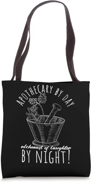 pharmacy pharmacist pharmasaurus rx funny pharm apothecary Tote Bag