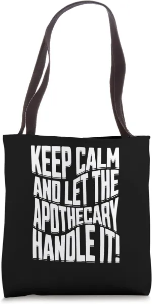 pharmacy pharmacist pharmasaurus rx funny pharm apothecary Tote Bag