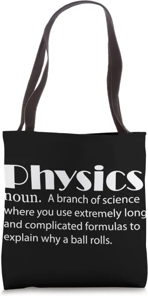 Physics Definition Physicist Science Nerd Velocity Tote Bag