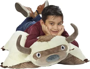 Pillow Pets 30” Jumboz Appa Stuffed Animal, Nickelodeon Avatar: The Last Airbender Plush Toy, white