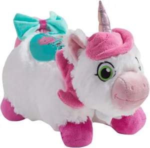 Pillow Pets Nickelodeon Nella The Princess Knight Trinket Sleeptime Lites, White