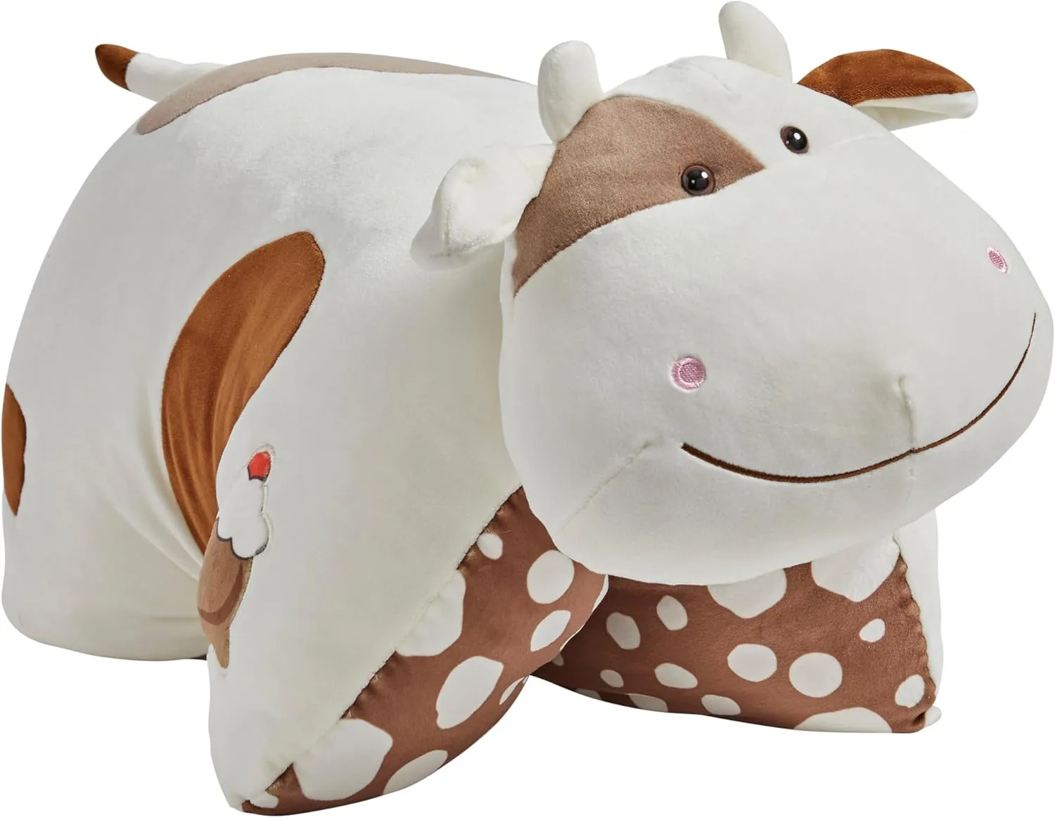 Pillow Pets - Sweet Scented Chocolate Cow Puff - Stuffed Animal - Plush
