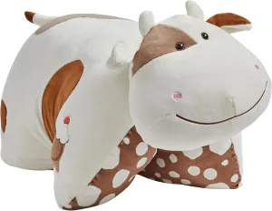 Pillow Pets - Sweet Scented Chocolate Cow Puff - Stuffed Animal - Plush