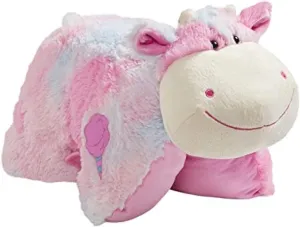 Pillow Pets Sweet Scented Cotton Candy Cow 18" Stuffed Animal Plush Toy