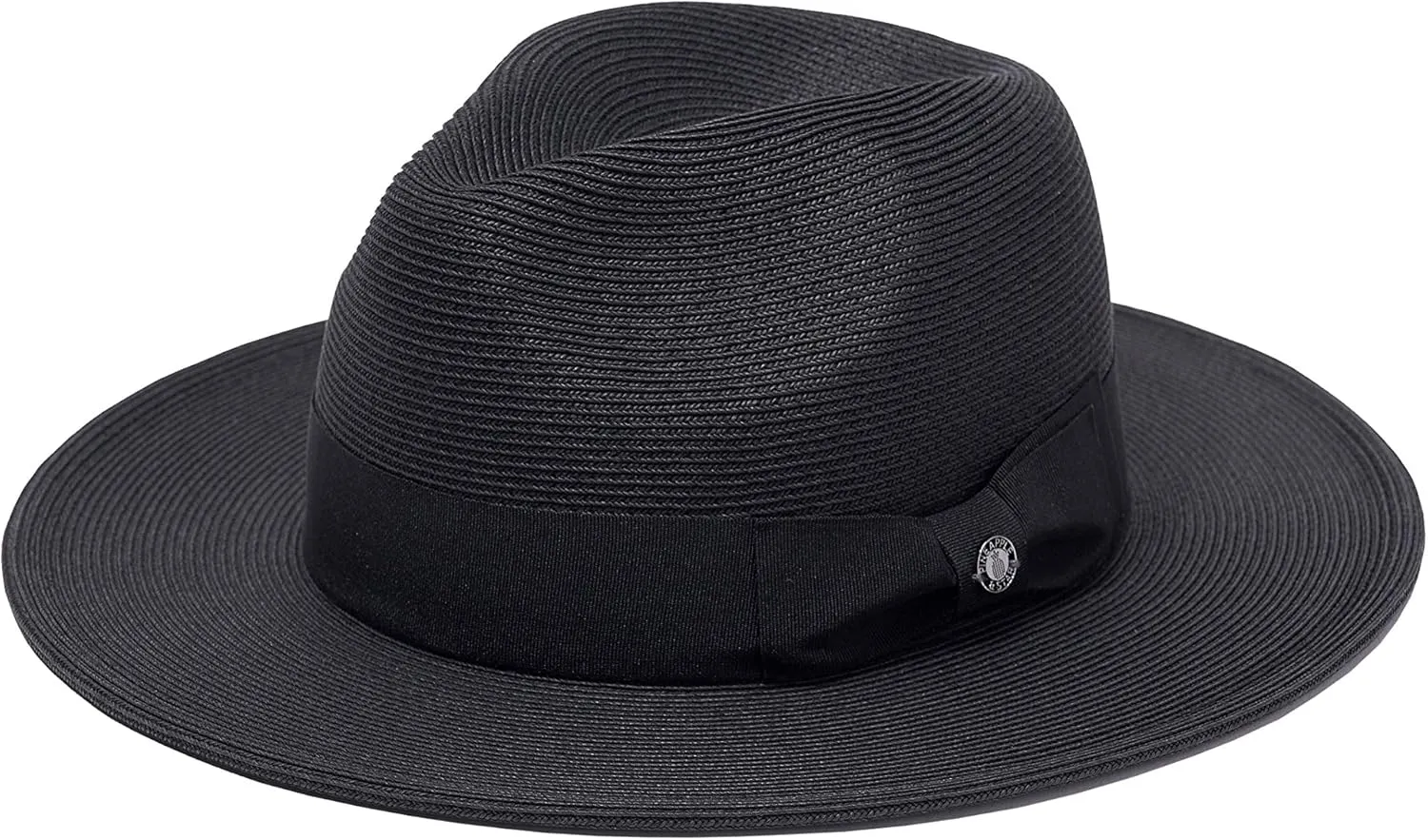 Pineapple&Star Sun Straw Fedora Beach Hat Fine Braid UPF50  for Unisex