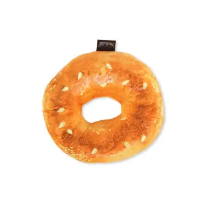 P.L.A.Y. x  Earth Rated Montreal Bagel Plush Dog Toy