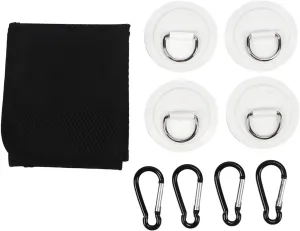 plplaaoo Mesh Deck Bag Paddle Board Storage Water Sports Supplies with 4 Patches Hooks for Kayaking Canoeing Surfing Nylon PVC Material Compact Lightweight