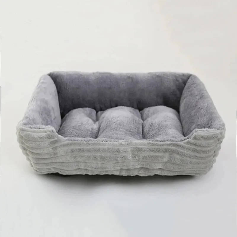 Plush Pet Bed for Small & Medium Dogs