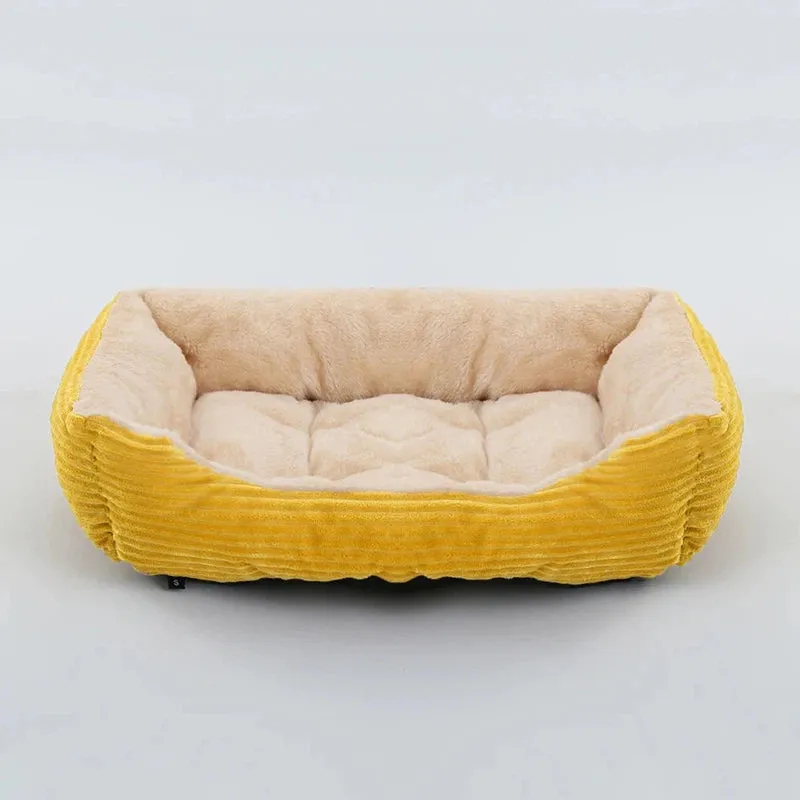 Plush Pet Bed for Small & Medium Dogs