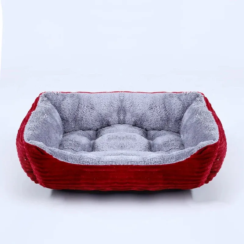 Plush Pet Bed for Small & Medium Dogs