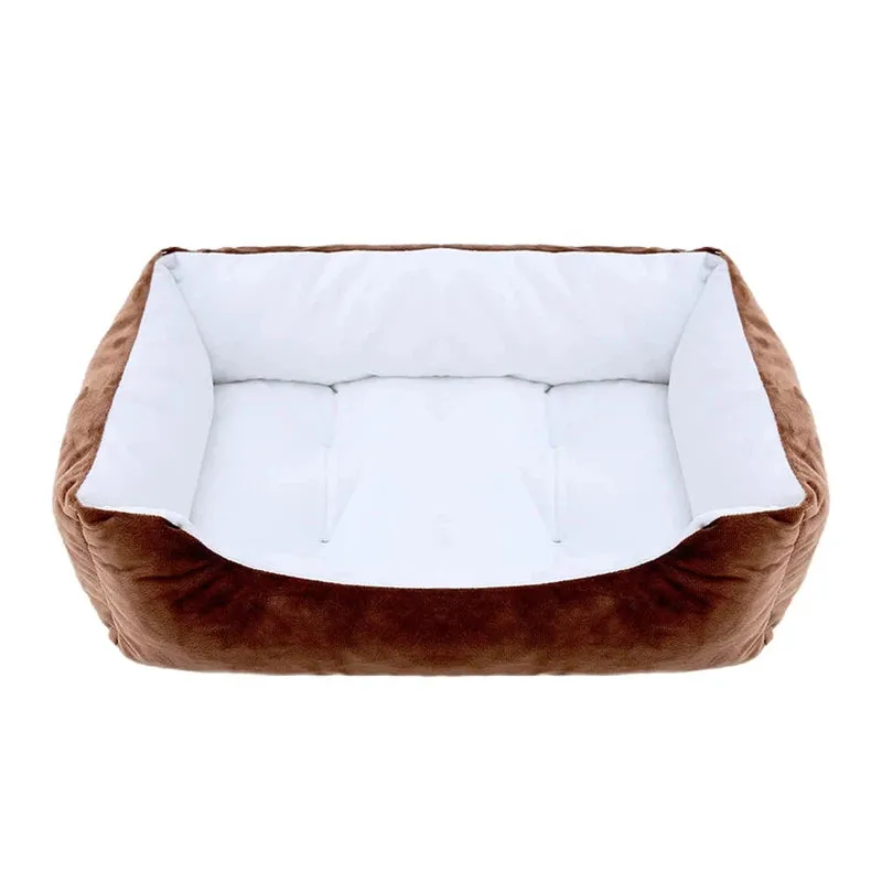 Plush Pet Bed for Small & Medium Dogs