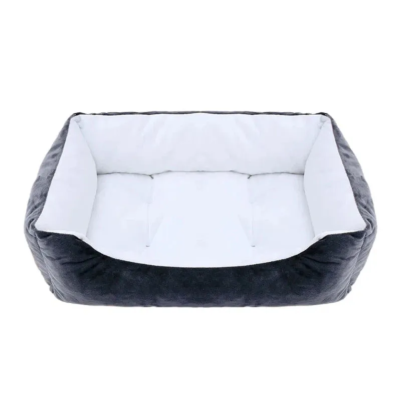 Plush Pet Bed for Small & Medium Dogs