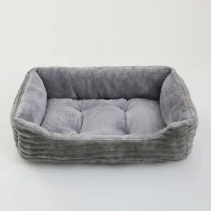 Plush Pet Bed for Small & Medium Dogs