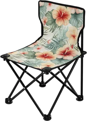 Portable Camping Chairs Flowers Florals Lightweight Folding Chair for Camping, Beach, Picnic, Travel and Sports with Carry Bag 20857821