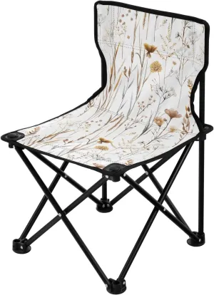 Portable Camping Chairs Flowers Fresh Lightweight Folding Chair for Camping, Beach, Picnic, Travel and Sports with Carry Bag 20858198