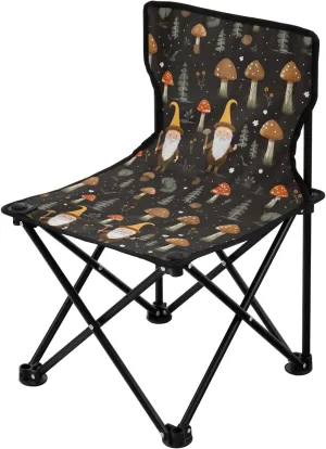 Portable Camping Chairs Gnome Dwarfs Mushroom Lightweight Folding Chair for Camping, Beach, Picnic, Travel and Sports with Carry Bag 20851805