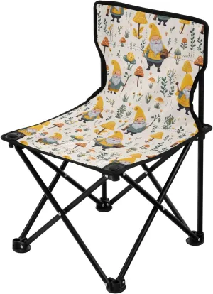 Portable Camping Chairs Gnome Dwarfs Mushroom Lightweight Folding Chair for Camping, Beach, Picnic, Travel and Sports with Carry Bag 20857511