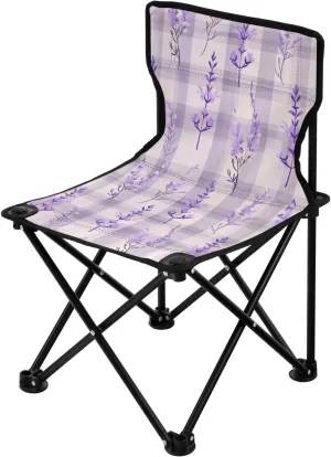 Portable Camping Chairs Lavender Purple Lightweight Folding Chair for Camping, Beach, Picnic, Travel and Sports with Carry Bag 20858440